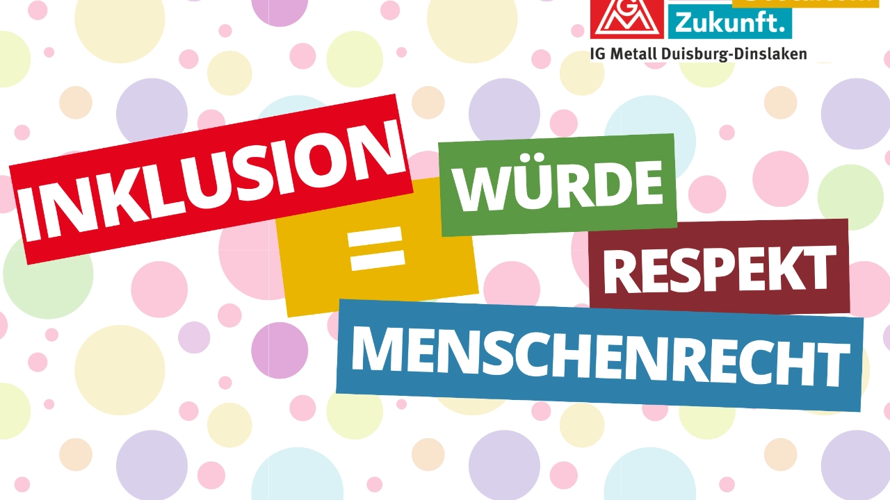 Internationaler Tag der Menschen mit Behinderung