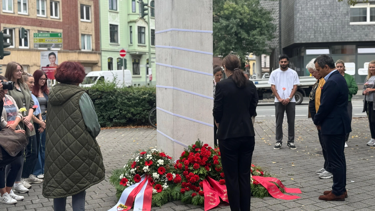 Antikriegstag Schweigeminute