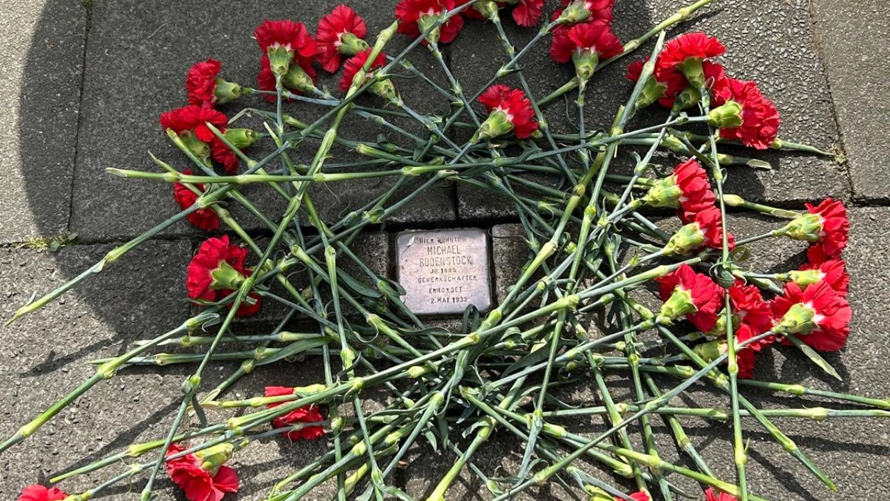 2025-05-02-Stolperstein von Michael Rodenstock