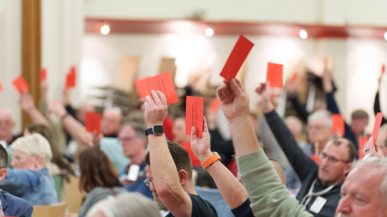 2024-konstituierende Delegiertenversammlung Abstimmung