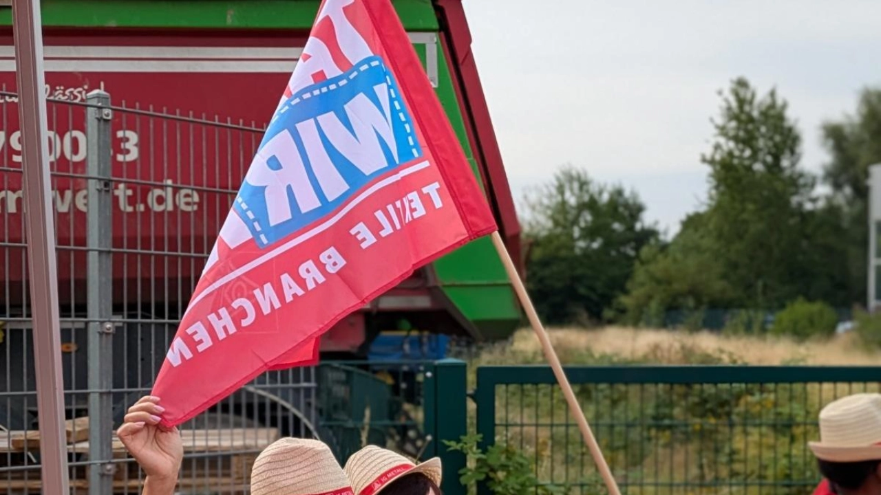 2025-07-15 zweiter Warnstreik bei dbl Böge
