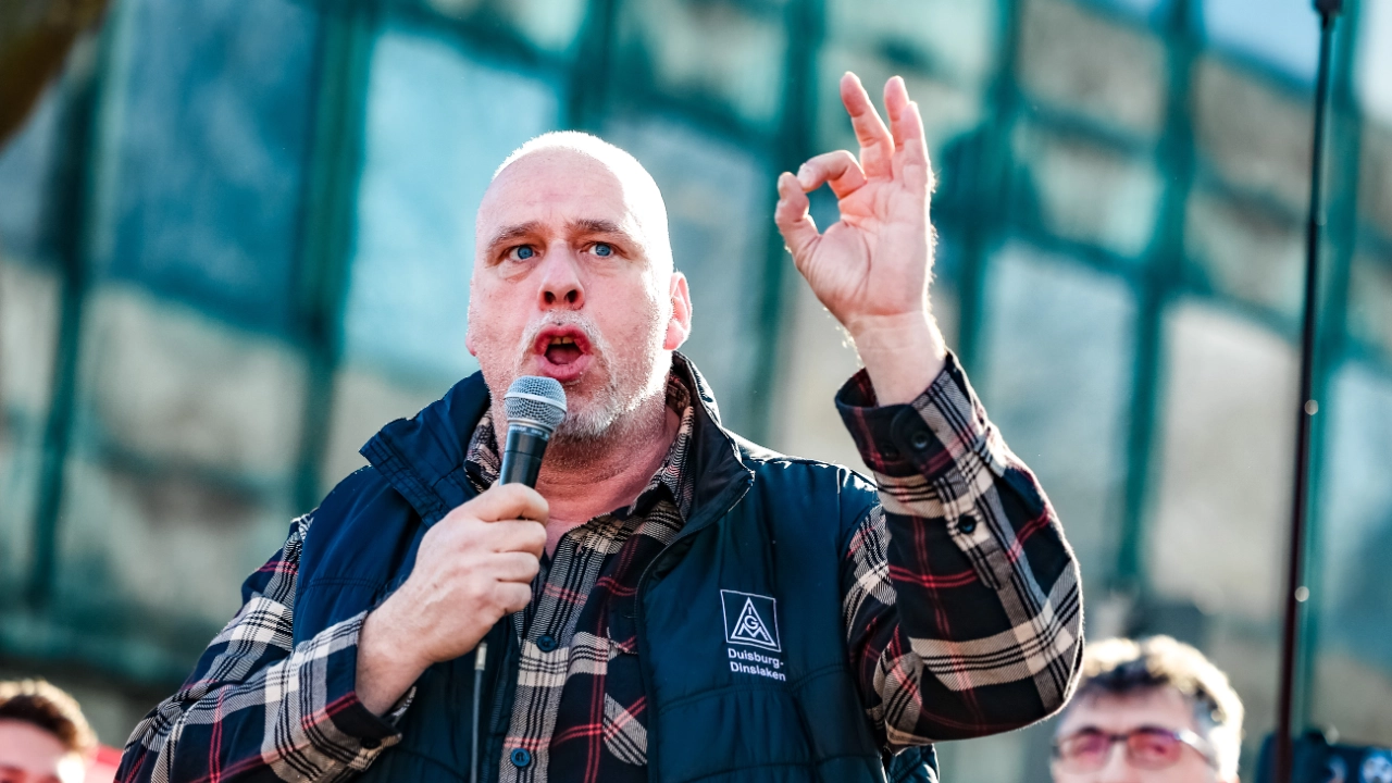 Dirk Riedel bei der HKM Kundgebung am 04.04.2025