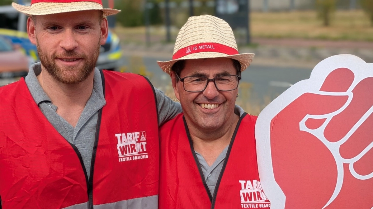 2025-07-15 zweiter Warnstreik bei dbl Böge