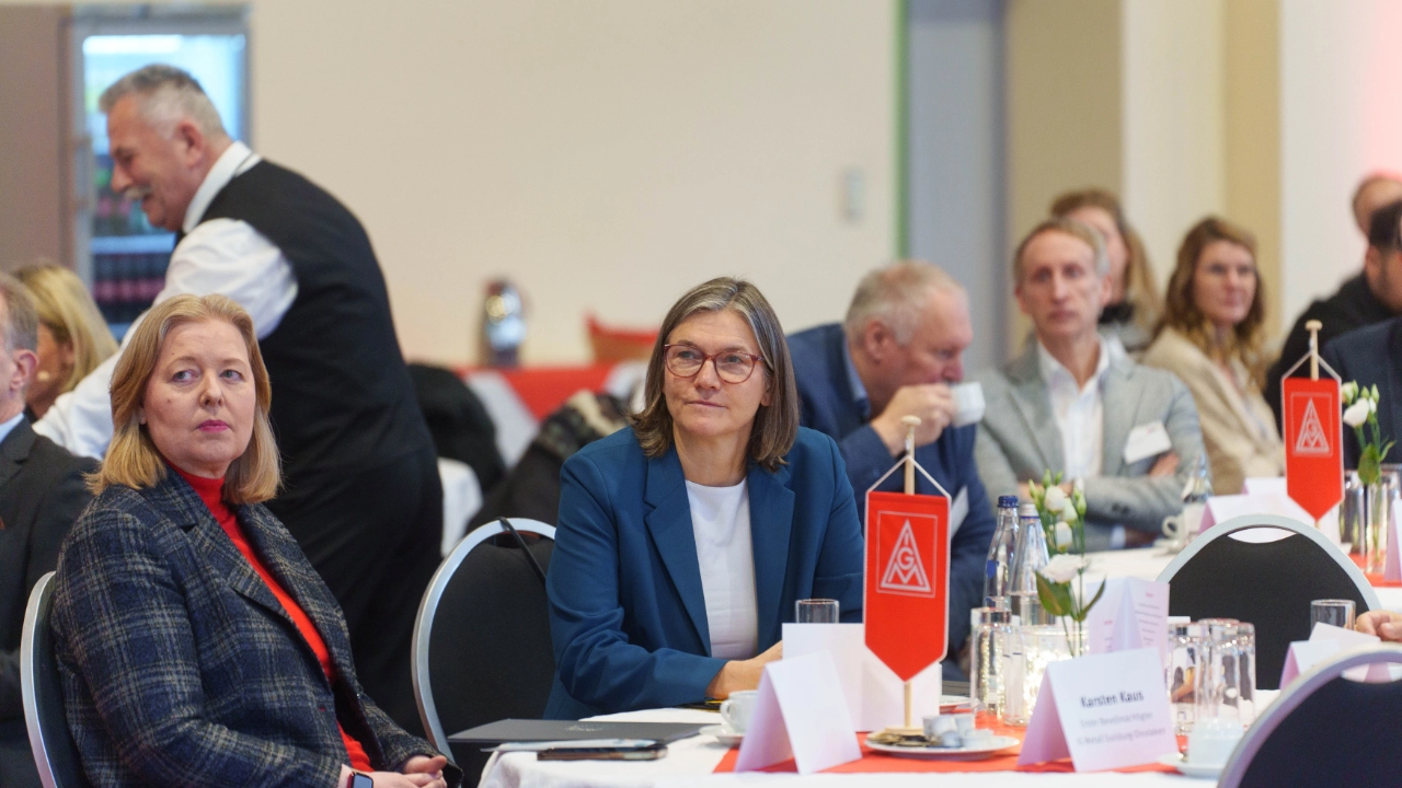Bärbel Bas und Christiane Benner Neujahrsempfang