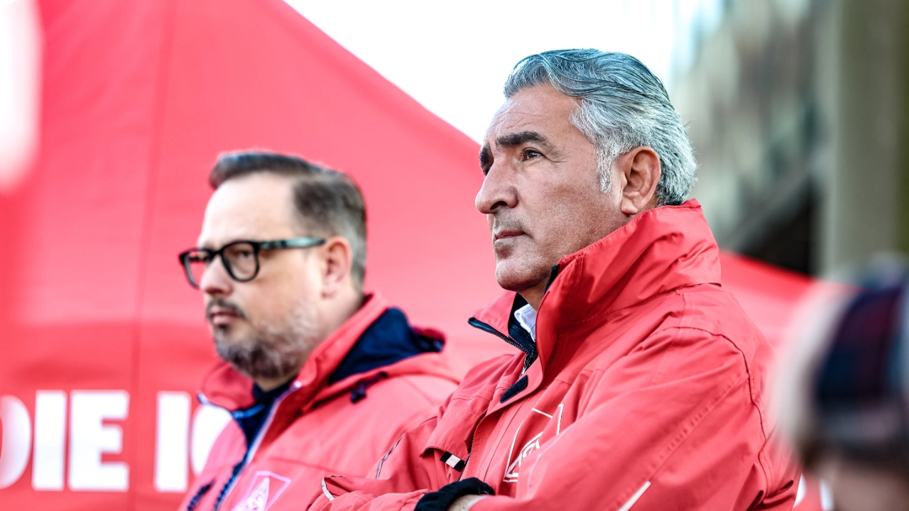 Karsten Kaus und Ali Güzel bei der HKM Kundgebung am 04.04.2025
