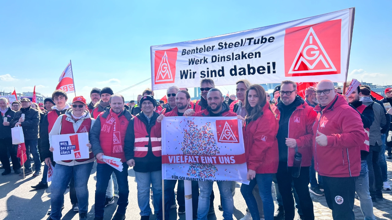 Vertrauensleute Benteler SteelTube-Aktionstag
