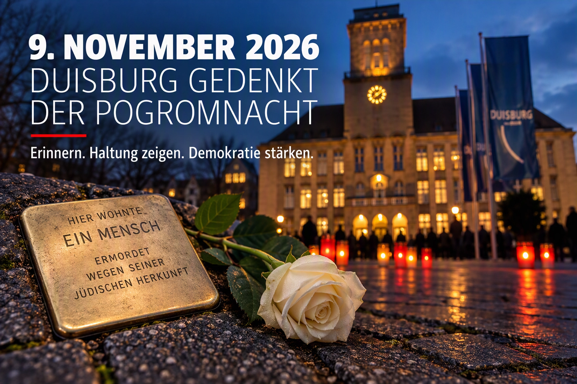 Gedenkveranstaltung am 9. November 2026