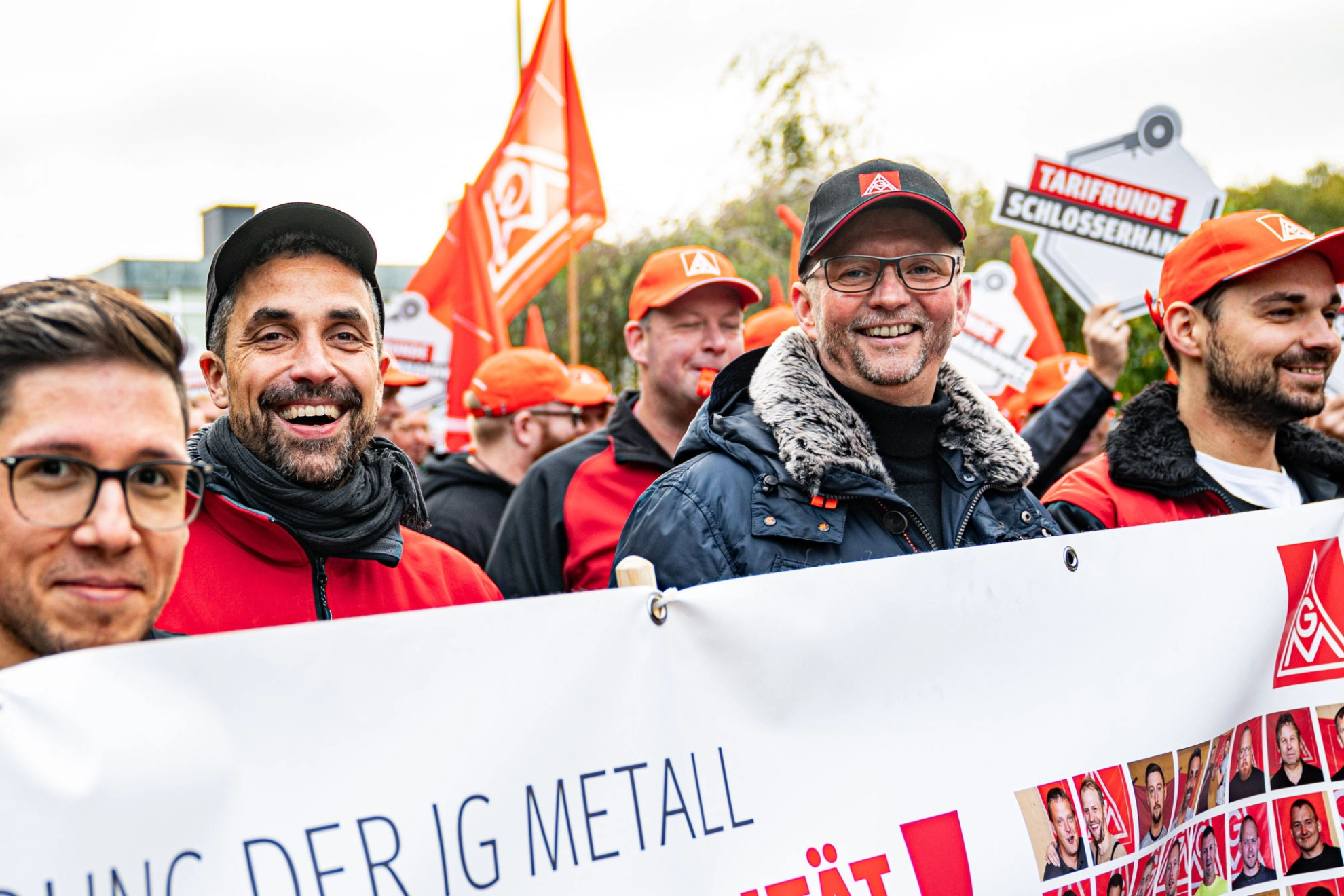 Warnstreik Schlosserhandwerk in Lübbecke/NRW