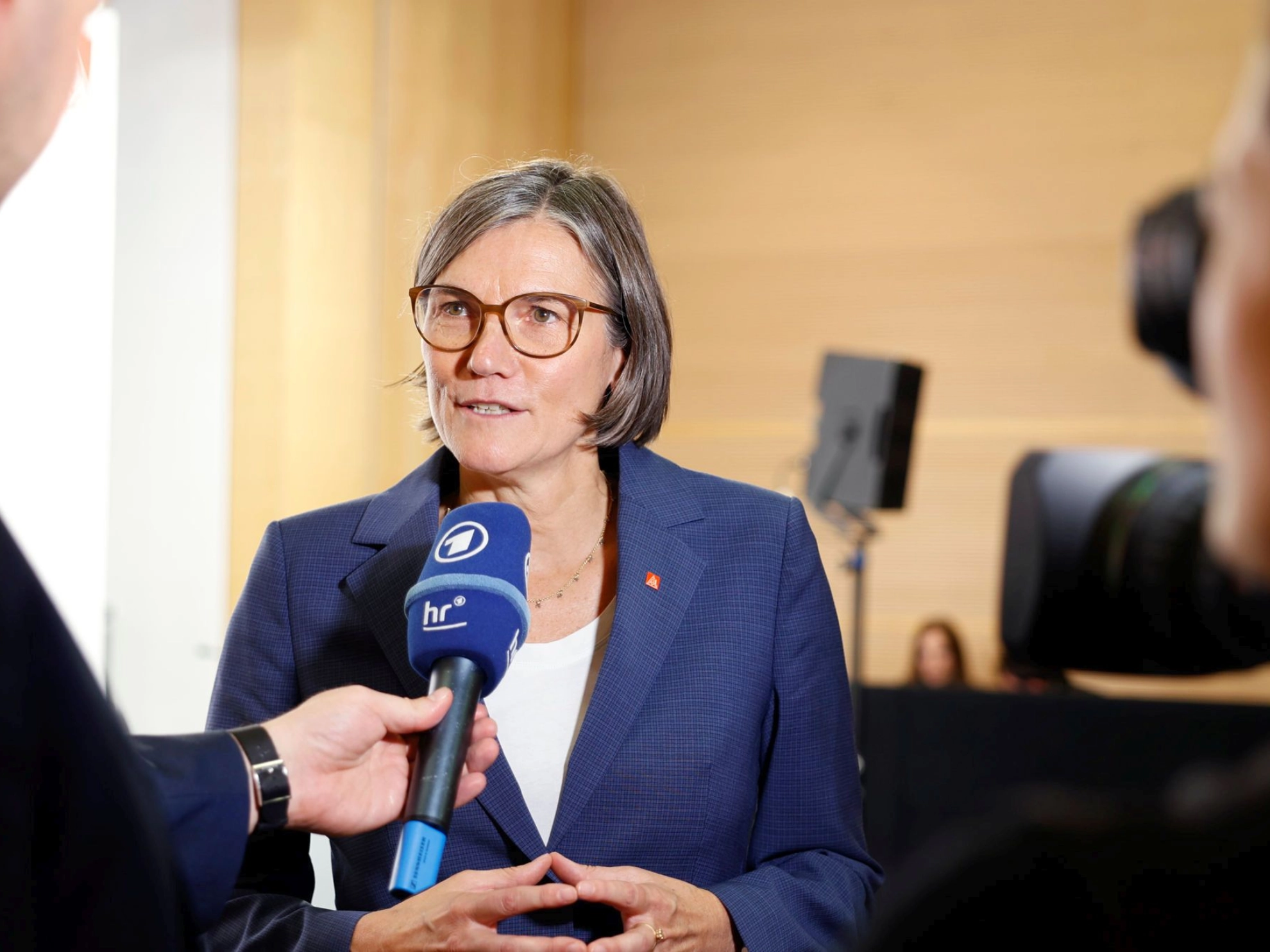 Christiane Benner auf dem .25 Ordentlichen Gewerkschaftstag der IG Metall in Frankfurt am Main.