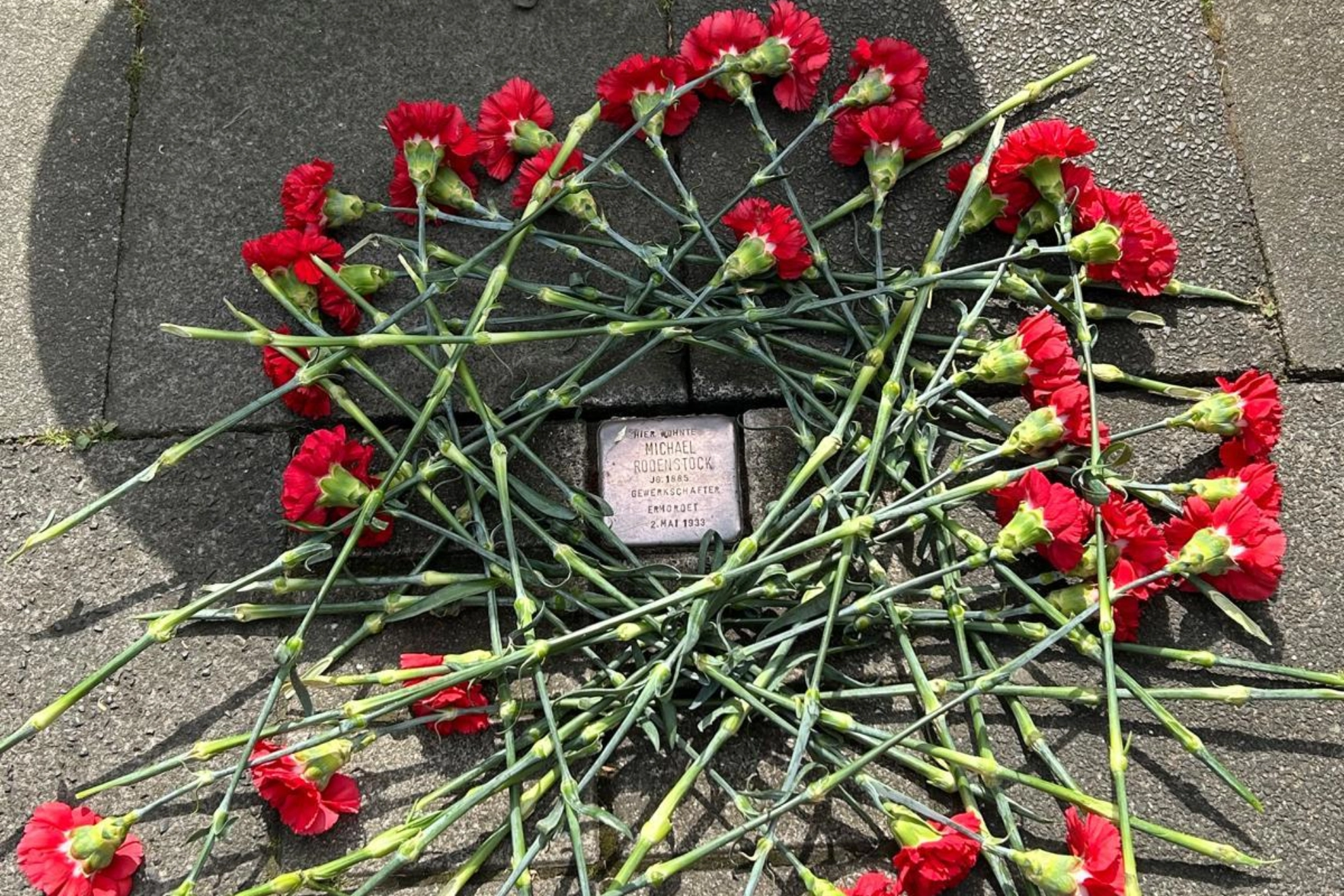 2025-05-02-Stolperstein von Michael Rodenstock