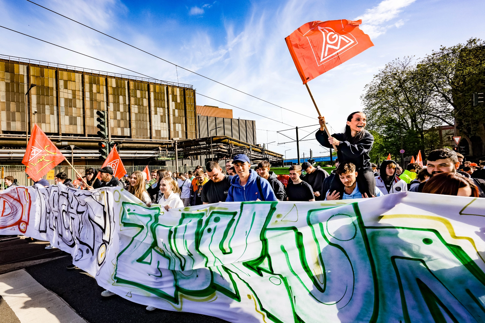 Protestdemo TKSE Jugend 2024