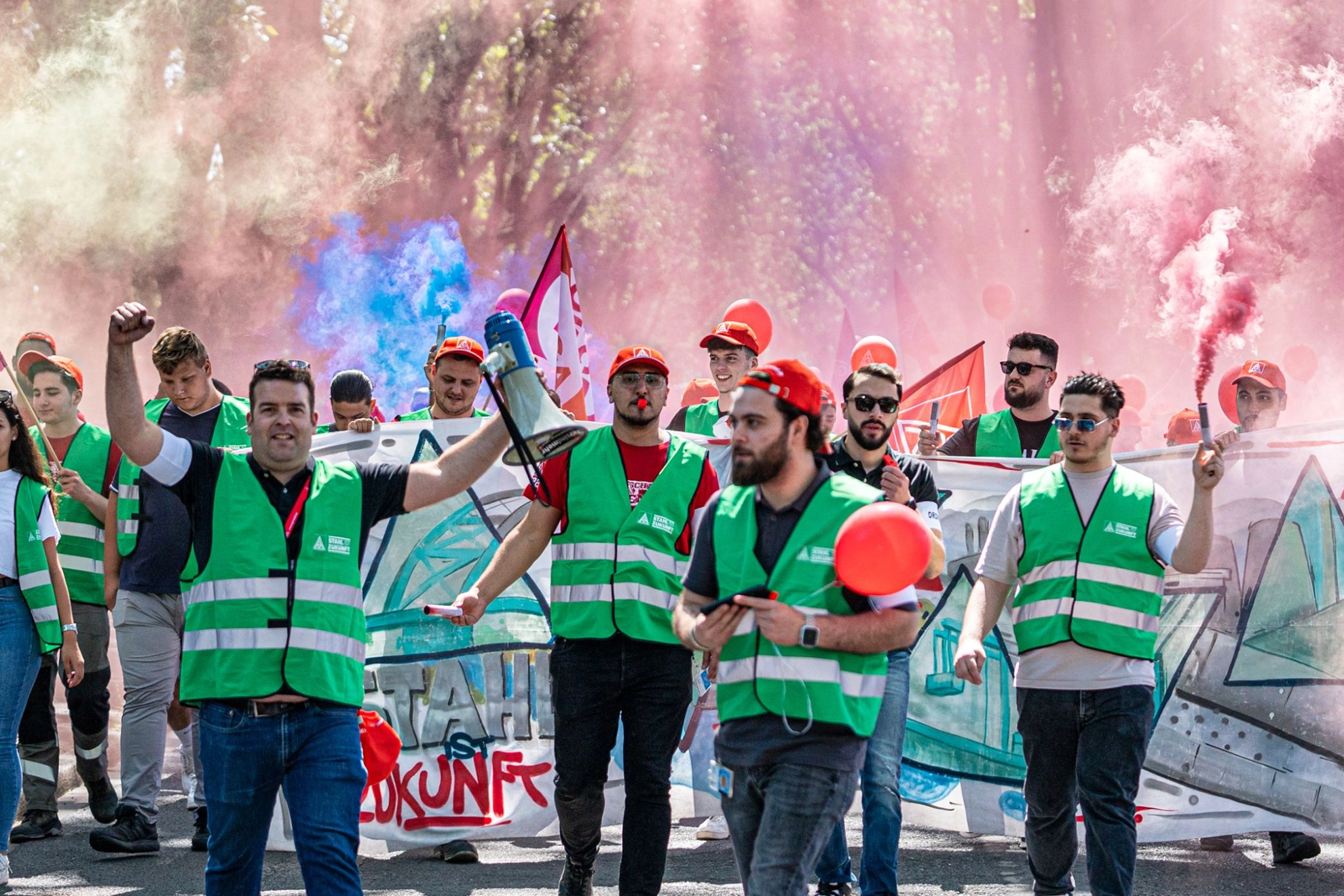 Stahl-Aktionstag am 14.6.2023 in Duisburg