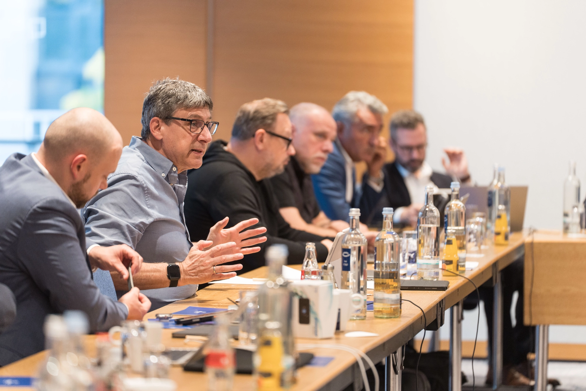 Tarifverhandlung der Eisen- und Stahlindustrie
