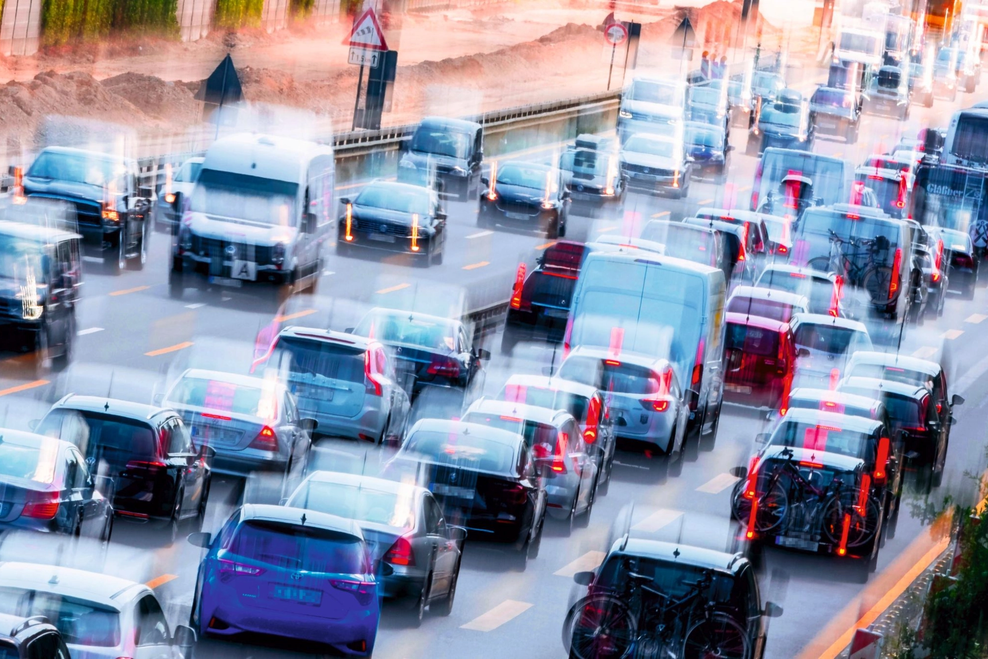 Autos im Stau