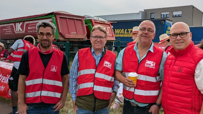 2025-07-15 zweiter Warnstreik bei dbl Böge