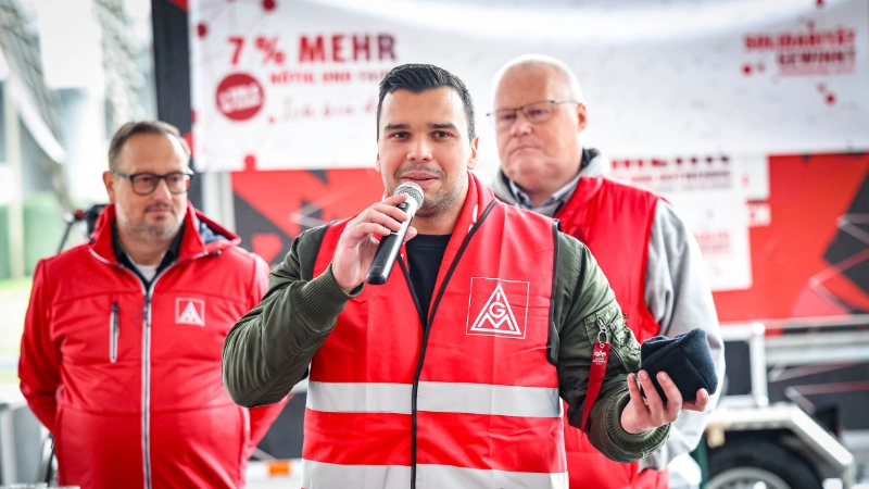 Siemens Energy Duisburg Warnstreik 2024 Gabriel Kroll