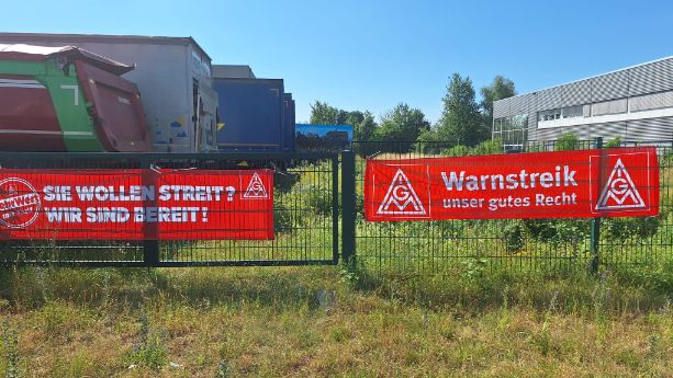 30.06.2025 – Warnstreik bei dbl Böge Schilder
