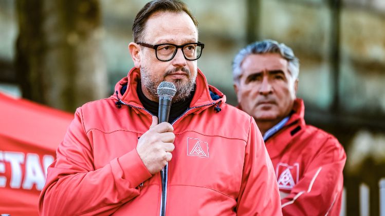 Karsten Kaus bei der HKM Kundgebung am 04.04.2025