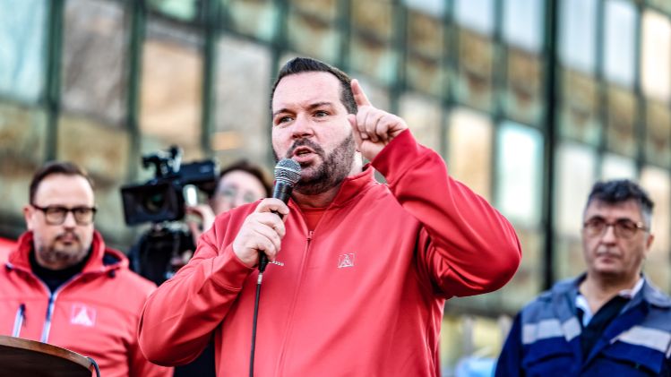 Marco Gasse bei der HKM Kundgebung am 04.04.2025
