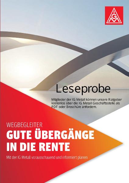 Leseprobe – Webgebleiter Gute Übergänge in die Rente (2023)