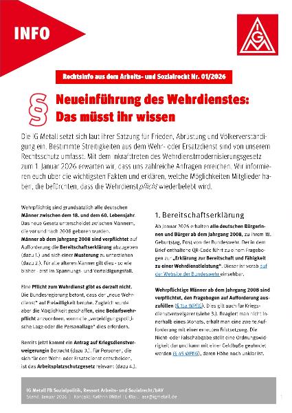 Neueinführung des Wehrdienstes - Das müsst ihr wissen!