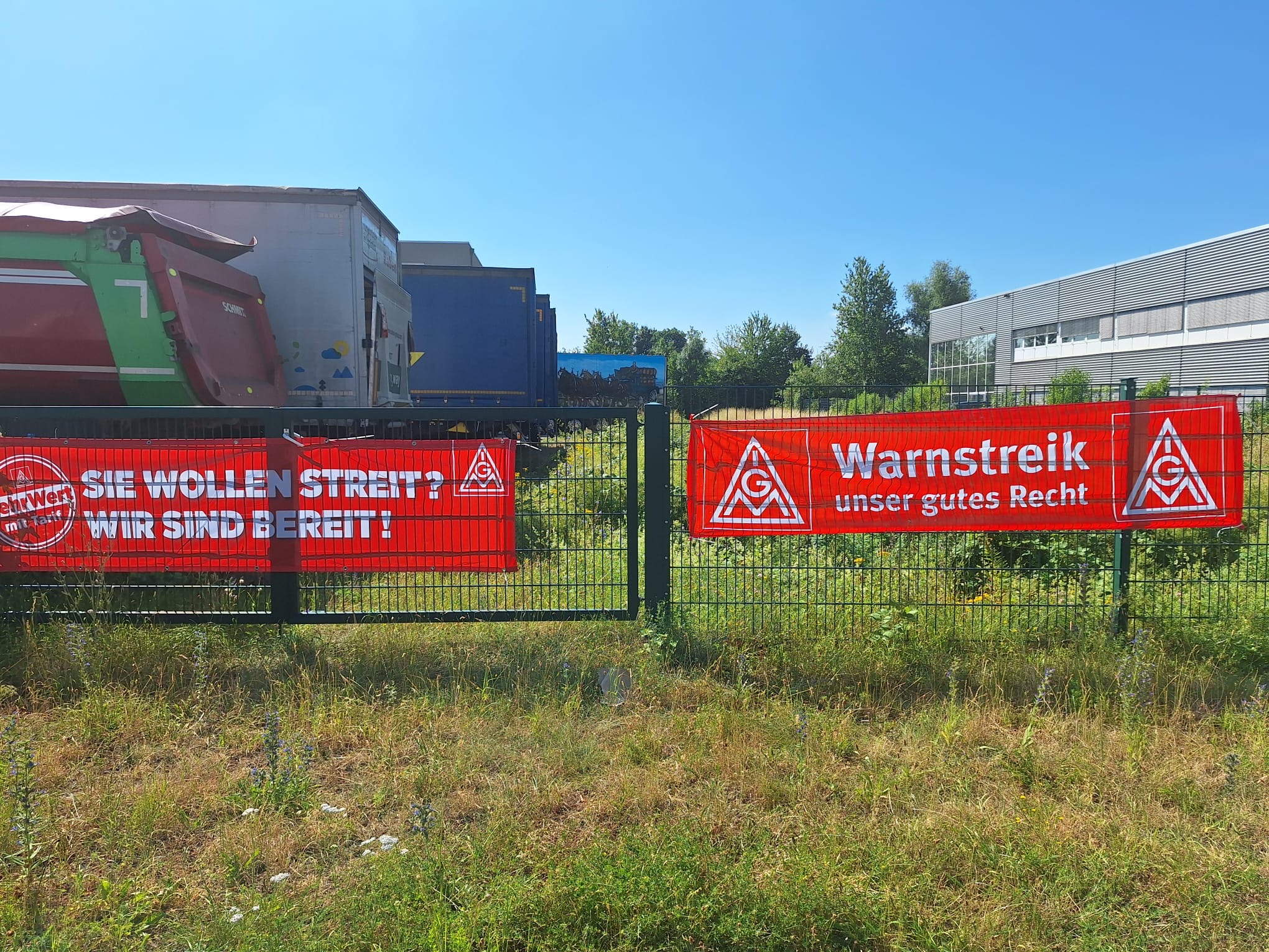 30.06.2025 – Warnstreik bei dbl Böge Schilder