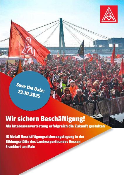 Ausschreibung Tagung zur Beschäftigungssicherung