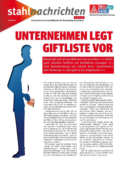 03.07.2025 – Flugblatt Stahlnachrichten 