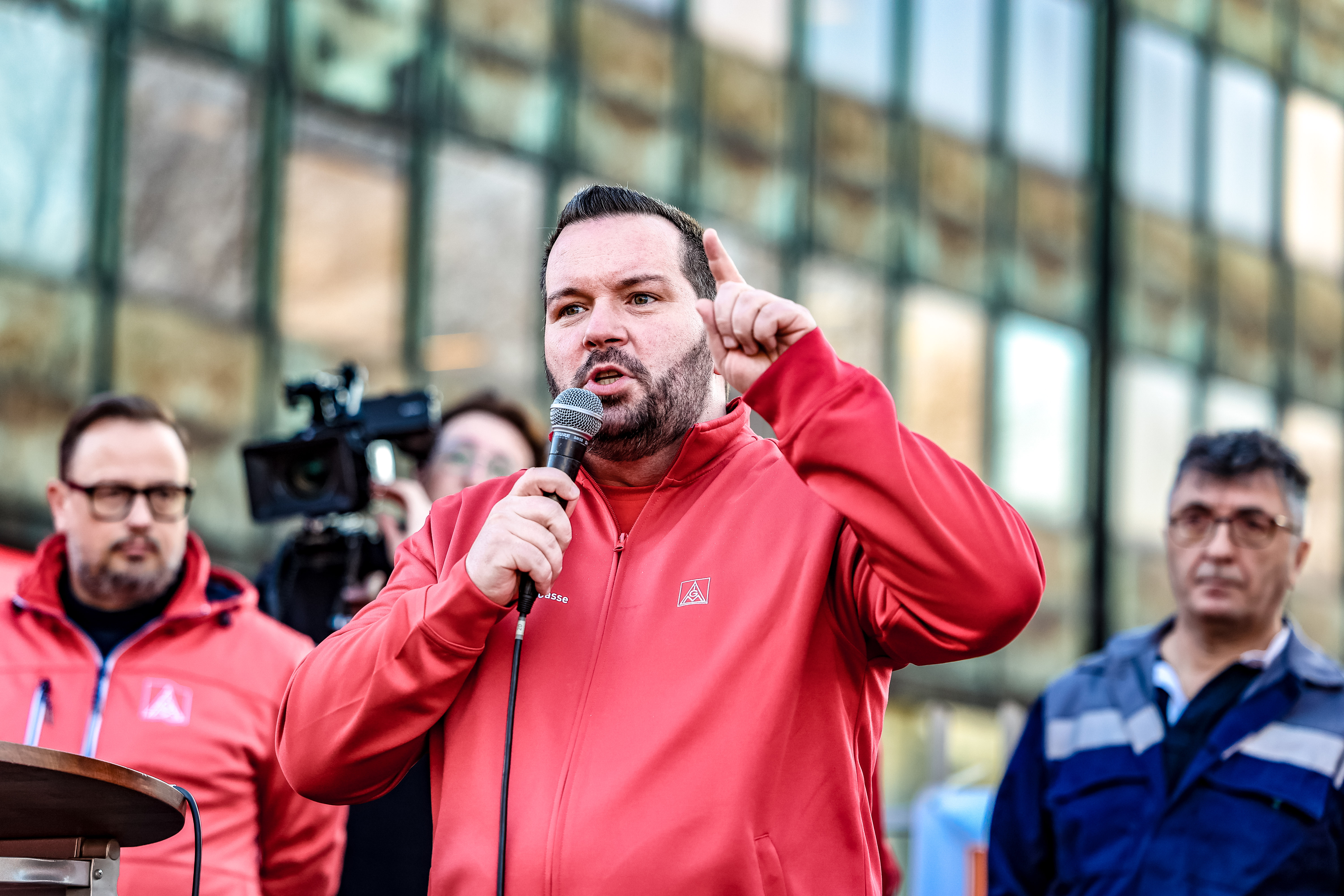 Marco Gasse bei der HKM Kundgebung am 04.04.2025